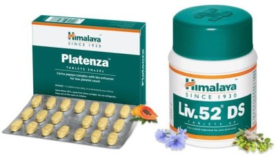 HIMALAYA Platenza tablet 3Nx20s and Liv. 52 DS tablet(2 Items in the set)