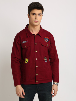 VOXATI Full Sleeve Solid Men Denim Jacket