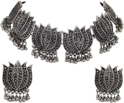 Bhagya Lakshmi Alloy Silver Silver Jewellery Set(Pack of 1)