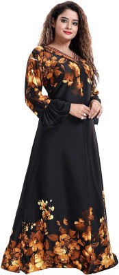 PURSA Women Nighty(Gold)