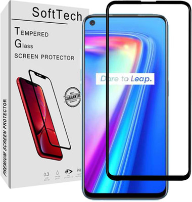 SoftTech Edge To Edge Tempered Glass for Realme 7i(Pack of 1)