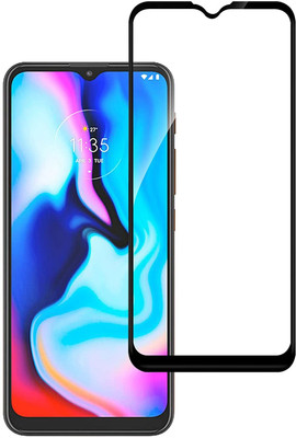 BRENZZ Edge To Edge Tempered Glass for Motorola E7 Plus(Pack of 1)