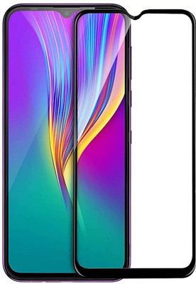 BRENZZ Edge To Edge Tempered Glass for Infinix Hot 10 Play, Infinix Smart 4 Plus, Infinix Smart 4, Infinix Smart 5(Pack of 1)