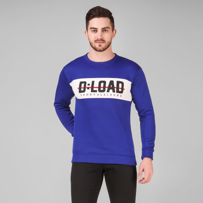 ANIXA Printed Round Neck Casual Men Multicolor Sweater