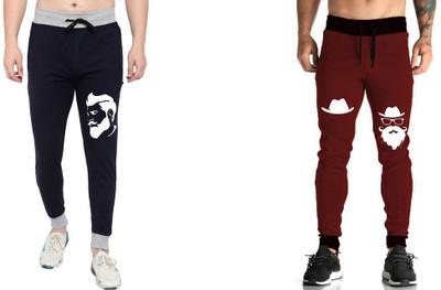 WellFitLook Printed Men Multicolor Track Pants