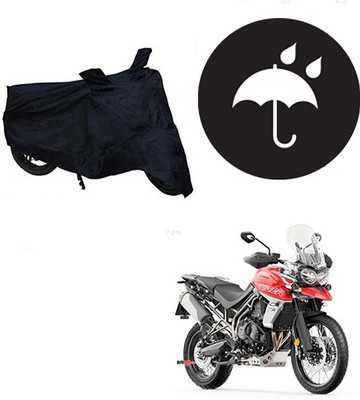 SANJU Waterproof Two Wheeler Cover for Triumph(Tiger 800 XCA, Black)
