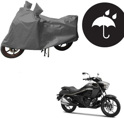 RPSENTTERPR Waterproof Two Wheeler Cover for Suzuki(Let's, Grey)