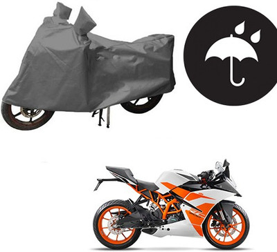 RPSENTTERPR Waterproof Two Wheeler Cover for KTM(Duke 200, Grey)