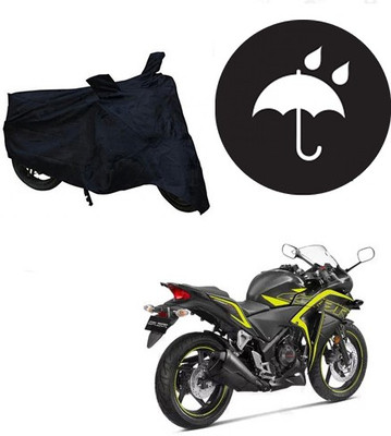 RPSENTTERPR Waterproof Two Wheeler Cover for Honda(CBR 250R, Black)