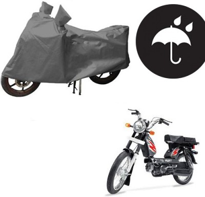 RPSENTTERPR Waterproof Two Wheeler Cover for TVS(Jive, Grey)