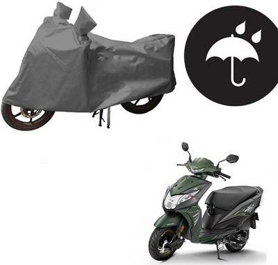 RPSENTTERPR Waterproof Two Wheeler Cover for Honda(Dream Neo, Grey)