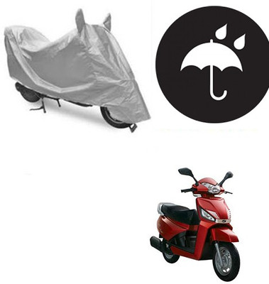 SANJU Waterproof Two Wheeler Cover for Mahindra(Gusto, Silver)