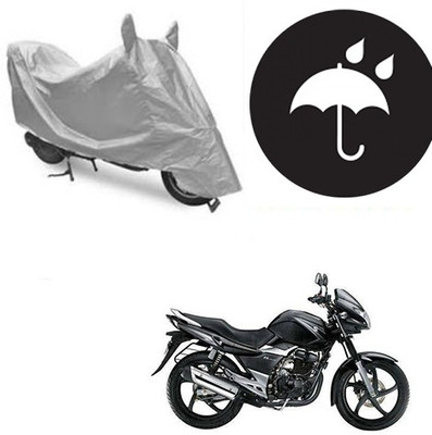 RPSENTTERPR Waterproof Two Wheeler Cover for Suzuki(GS 150R, Silver)