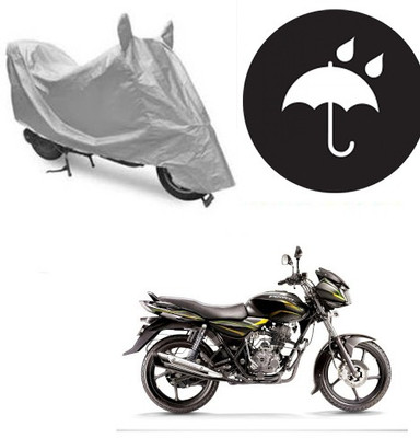 RPSENTTERPR Waterproof Two Wheeler Cover for Bajaj(Discover 100 DTS-i, Silver)