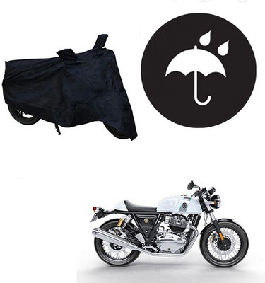 RPSENTTERPR Two Wheeler Cover for Royal Enfield(Continental GT, Black)