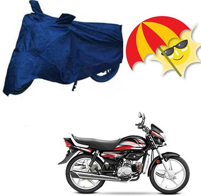 Motoren Waterproof Two Wheeler Cover for Hero(CD deluxe, Blue)