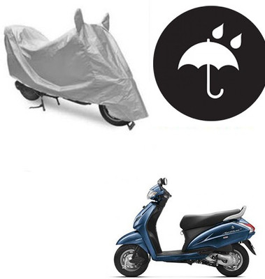 SANJU Waterproof Two Wheeler Cover for Honda(Activa 3G, Silver)