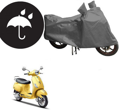 RPSENTTERPR Waterproof Two Wheeler Cover for Piaggio(Piaggio Vespa, Grey)