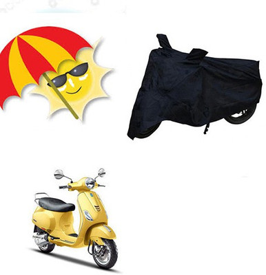 SANJU Waterproof Two Wheeler Cover for Piaggio(Vespa SXL, Black)