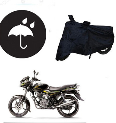 RPSENTTERPR Waterproof Two Wheeler Cover for Bajaj(Discover 125 DTS-i, Black)