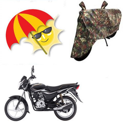SANJU Waterproof Two Wheeler Cover for Bajaj(Platina 100 DTS-i, Multicolor)
