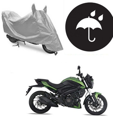 RPSENTTERPR Waterproof Two Wheeler Cover for Bajaj(Dominar, Silver)
