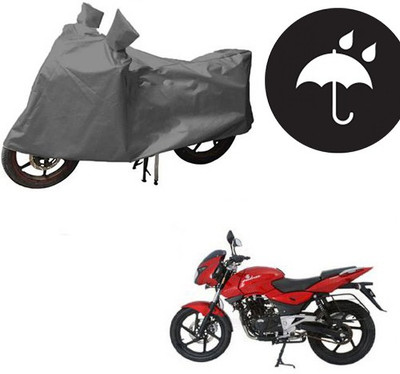 RPSENTTERPR Waterproof Two Wheeler Cover for Bajaj(Pulsar 220 DTS-i, Grey)