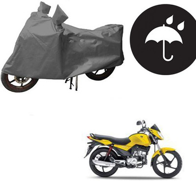 RPSENTTERPR Waterproof Two Wheeler Cover for Mahindra(Stallio, Grey)