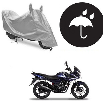 RPSENTTERPR Waterproof Two Wheeler Cover for Bajaj(Discover 150 f, Silver)