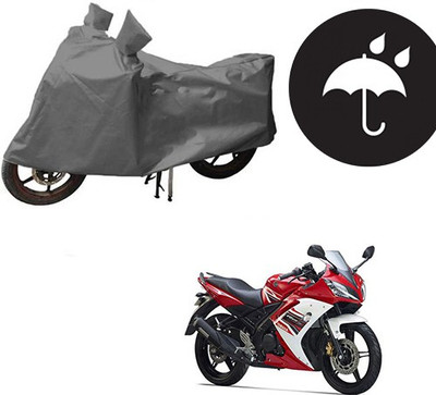 RPSENTTERPR Waterproof Two Wheeler Cover for Yamaha(R15 V3, Grey)
