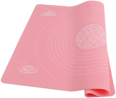 MobFest ® Silicone BPA Free Stretchable Non-Stick Silicon Mat for Kitchen Chapati Cake Baking Mats, Pastry Mat, Chapati/Cake Mat (Size: 40cm X 50 cm) Food-grade Silicone Baking Mat(Pack of 1)