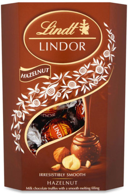 LINDT Lindor Hazelnut Chocolate Truffles Truffles(200 g)