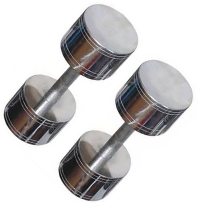 LCARNO Steel Dumbbells 2KG X 2 (Total Weight 4KG) , Each Fixed Weight Dumbbell(2 kg)