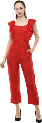 Muskan Enterprises Solid Women Jumpsuit