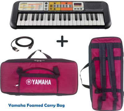 YAMAHA PSS F30 Portable Keyboard Combo Package with Bag and Cable PSS F30 Digital Portable Keyboard(37 Keys)