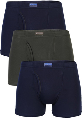 VAN HEUSEN Men Men Multicolour Pack of 3 Solid Antibacterial Colour Fresh Boxer Briefs Brief
