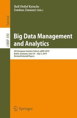 Big Data Management and Analytics(English, Paperback, unknown)