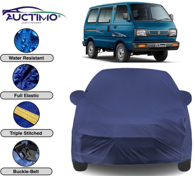 AUCTIMO Car Cover For Maruti Suzuki Omni (With Mirror Pockets)(Blue)