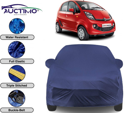 AUCTIMO Car Cover For Tata Nano (With Mirror Pockets)(Blue)