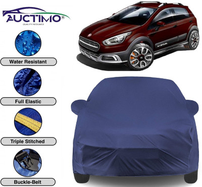 AUCTIMO Car Cover For Fiat Avventura (With Mirror Pockets)(Blue)