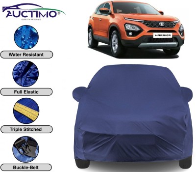 AUCTIMO Car Cover For Tata Harrier (With Mirror Pockets)(Blue)