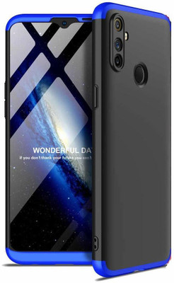 CaseWEB Back Cover for Realme Narzo 20A(Blue, Black, Hard Case, Pack of: 1)
