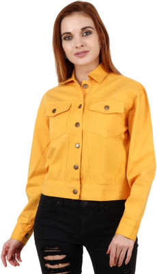 Shyammc Full Sleeve Solid Women Denim Jacket