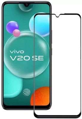 Q Box Edge To Edge Tempered Glass for Vivo V20 SE(Pack of 1)