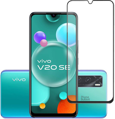 GDBUY Edge To Edge Tempered Glass for Vivo V20 SE(Pack of 1)