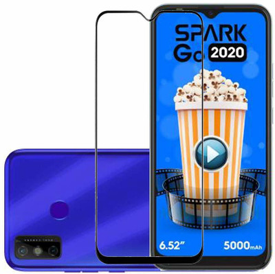 FlipSmartGuard Edge To Edge Tempered Glass for Tecno Spark Go 2020(Pack of 1)