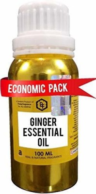 Parag Fragrances Ginger Grade 1 Essential Oil 100ML (Undiluted, Pure & Natural Essential Oil For Aromatherapy, Relexasion, Meditation or Hair/Skin Treatment(100 ml)