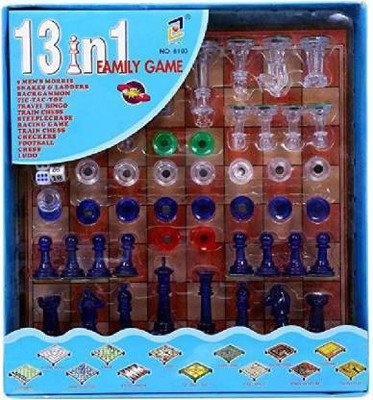 wonder digital Magnetic Chess Set 13in1 More Multi Board Game for Kids. Strategy & War Board Game