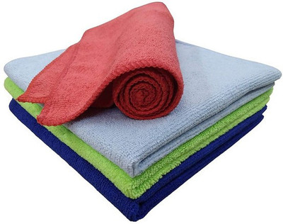 Bracevor Wet and Dry Microfiber Cleaning Cloth(4 Units)
