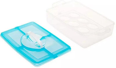 MOHAK Plastic Egg Container  - 1 dozen(Multicolor)